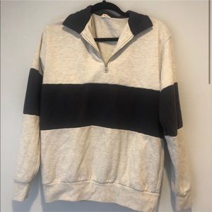 Brandy quarter zip sweatshirt